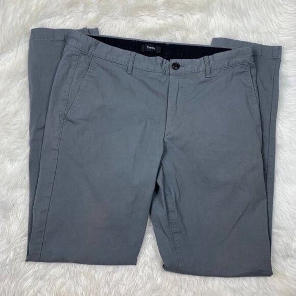 Theory Gray Pants Size 33 - Picture 3 of 9
